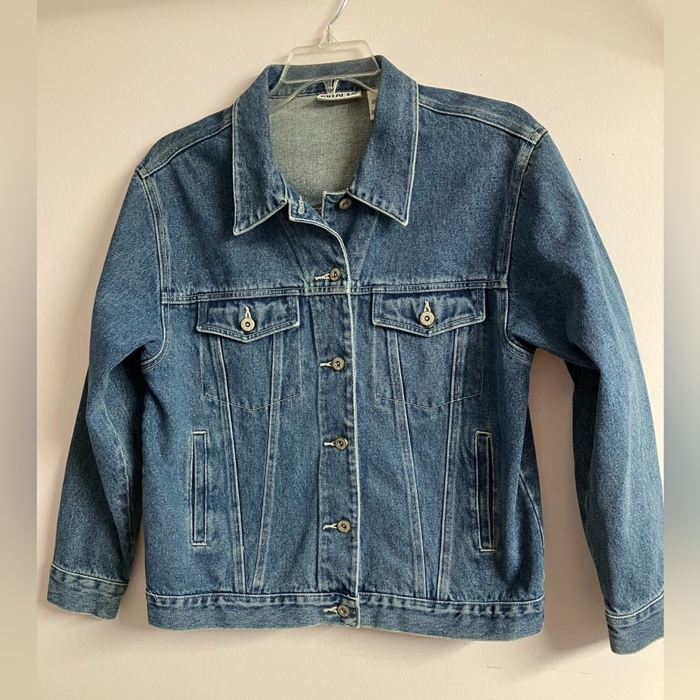 Bill Blass Jeans Men’s Denim Jacket, Medium, Faded Blue, Workwear, Casual